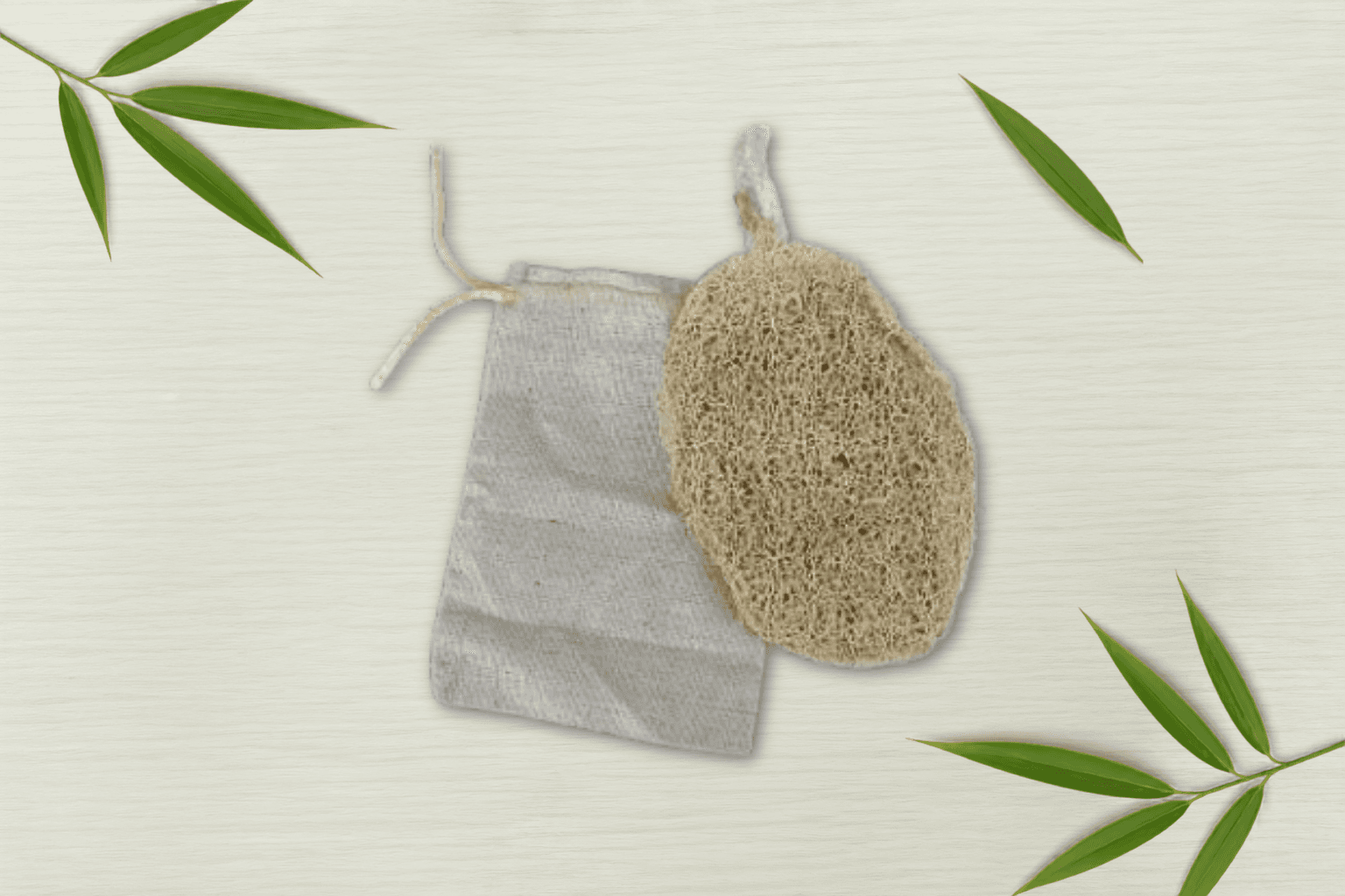 Merceque Natural Loofah - Sustainable Bamboo Eco-Gift