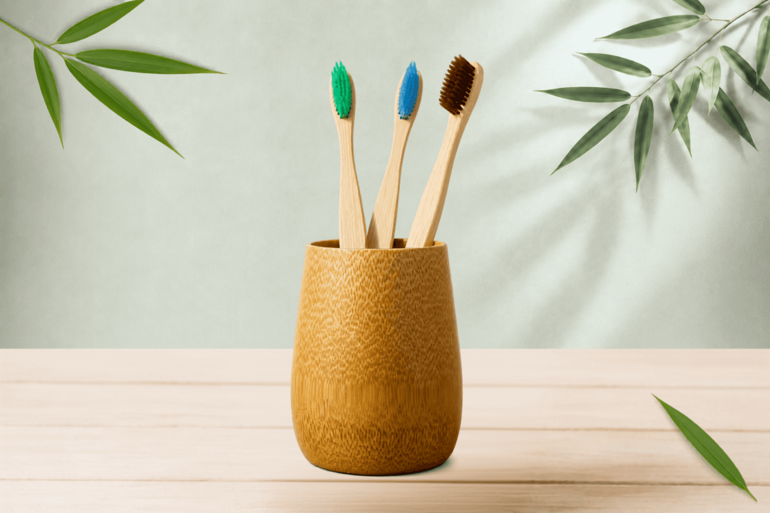 Merceque Bamboo Toothbrush - Sustainable Bamboo Eco-Gift