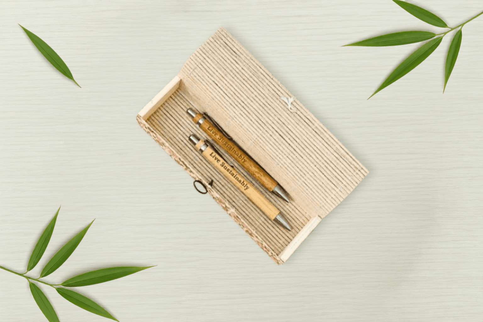 Merceque Bamboo Pens - Sustainable Bamboo Eco-Gift