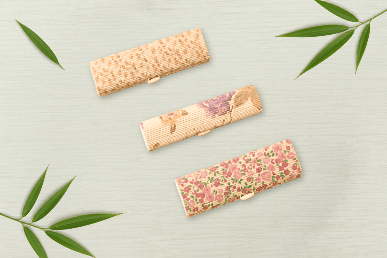 Merceque Bamboo pencil box - Sustainable Bamboo Eco-Gift