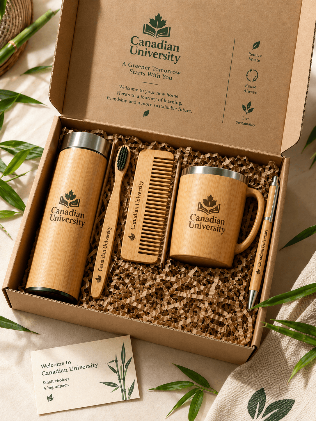 Student Orientation and Campus Wellness Bamboo Kits