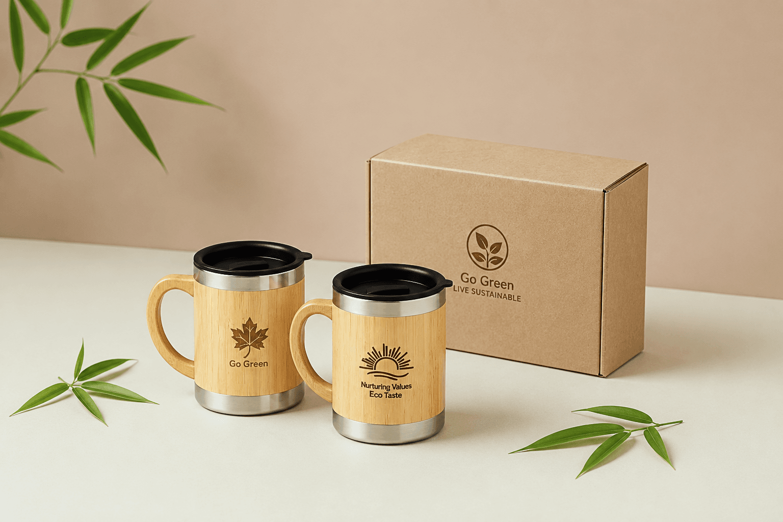 Merceque Coffee lovers' collection - Sustainable Bamboo Eco-Gift